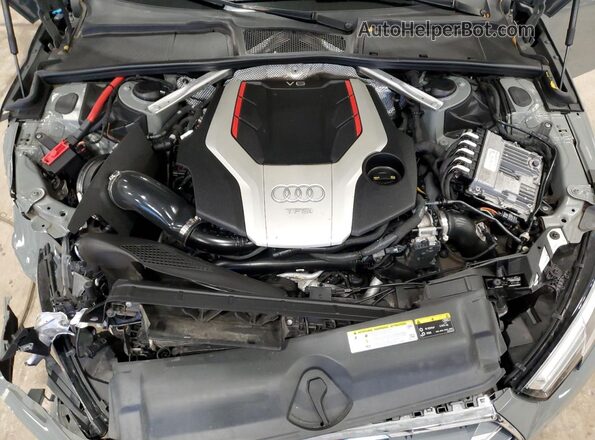 WAUB4AF46KA115225 2019 AUDI S4 Gray Widok wnętrza z tyłu