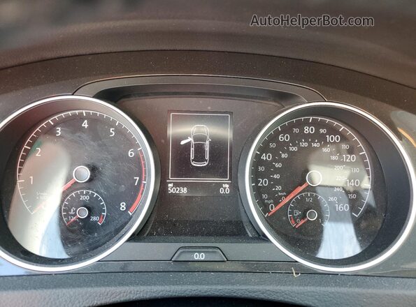 3VWG57AU7LM002403 2020 VOLKSWAGEN GOLF Black Widok zestawu wskaźników