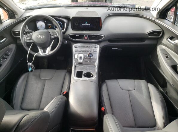 5NMS3DAJ3PH593572 2023 HYUNDAI SANTA Blue Вид панелі приладів