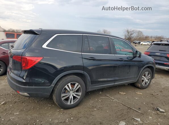 5FNYF5H58JB033362 2018 HONDA PILOT Черный Задняя правая четверть