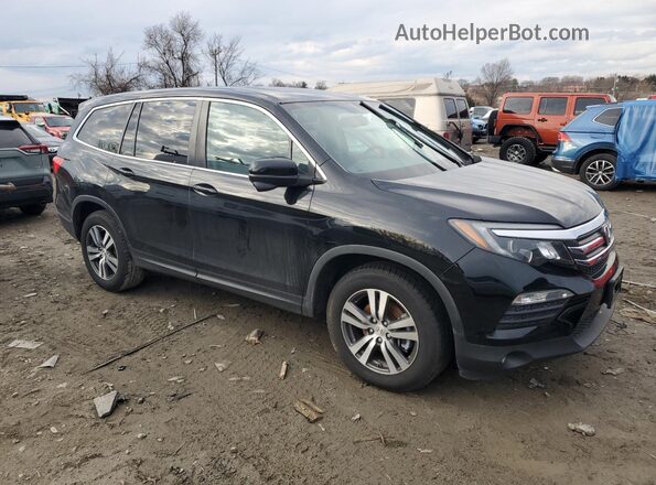 5FNYF5H58JB033362 2018 HONDA PILOT Черный Передняя правая четверть