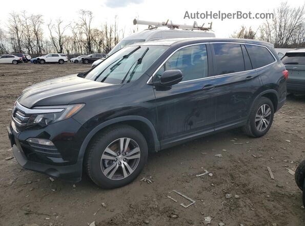 5FNYF5H58JB033362 2018 HONDA PILOT Черный Передняя левая четверть