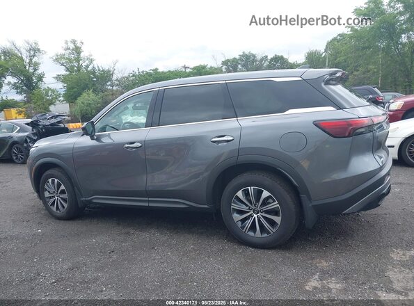 5N1AL1ES1SC331789 2025 INFINITI QX60 Gray Widok wnętrza 360 stopni