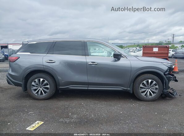 5N1AL1ES1SC331789 2025 INFINITI QX60 Gray Widok wnętrza z tyłu