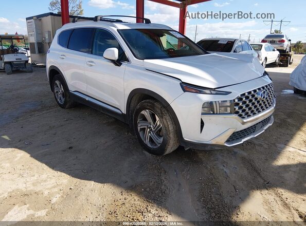 5NMS24AJ4MH362873 2021 HYUNDAI SANTA FE White Przód prawy
