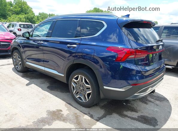 5NMS5DA10PH011874 2023 HYUNDAI SANTA FE HYBRID Blue Задня ліва чверть