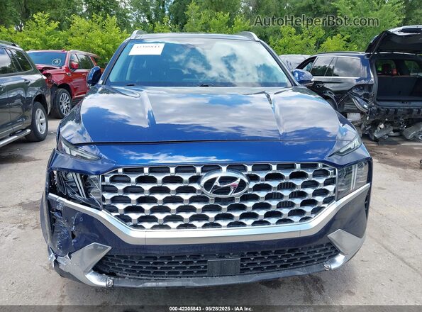 5NMS5DA10PH011874 2023 HYUNDAI SANTA FE HYBRID Blue Вид щитка приладів