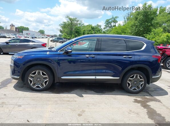 5NMS5DA10PH011874 2023 HYUNDAI SANTA FE HYBRID Blue Панорамний вид салону 360°