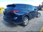 2021 Toyota Highlander L Синий vin: 5TDCZRAH0MS078583