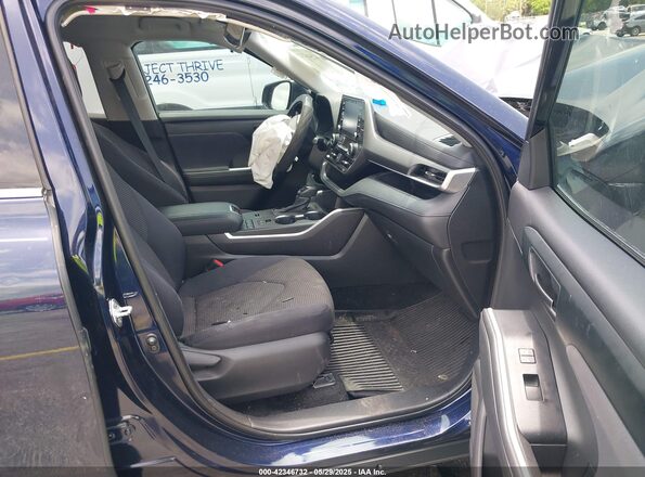 5TDCZRAH0MS078583 2021 TOYOTA HIGHLANDER Синий Вид салона спереди