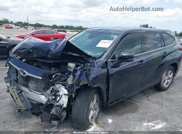 5TDCZRAH0MS078583 2021 TOYOTA HIGHLANDER Синий 