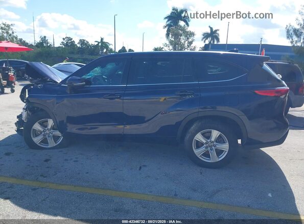 5TDCZRAH0MS078583 2021 TOYOTA HIGHLANDER Синий Панорамный вид салона 360°