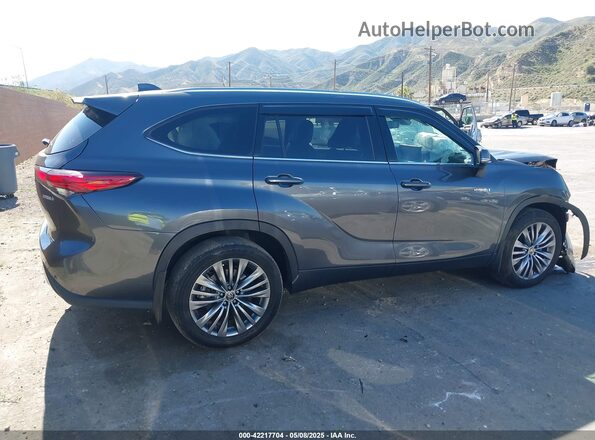 5TDFARAH6LS002515 2020 TOYOTA HIGHLANDER HYBRID Gray სალონის 360-გრადუსიანი ხედი