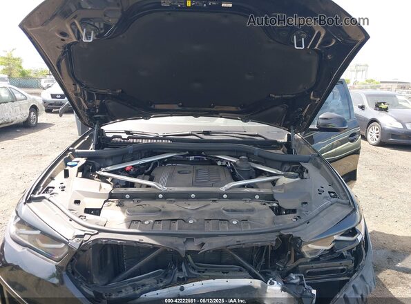 5UXCY6C09M9G37363 2021 BMW X6 Черный Вид сзади