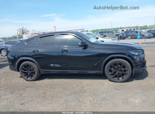 5UXCY6C09M9G37363 2021 BMW X6 Черный Вид задней части салона