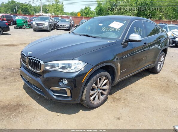 5UXKU2C58J0Z61817 2018 BMW X6 Черный Передняя левая четверть