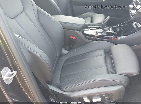 5UXTY5C07M9E96142 2021 BMW X3 Black Vista interior delantera
