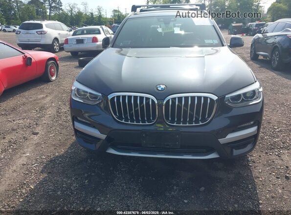 5UXTY5C07M9E96142 2021 BMW X3 Black Vista del cuadro de instrumentos