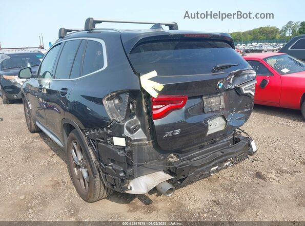 5UXTY5C07M9E96142 2021 BMW X3 Black 