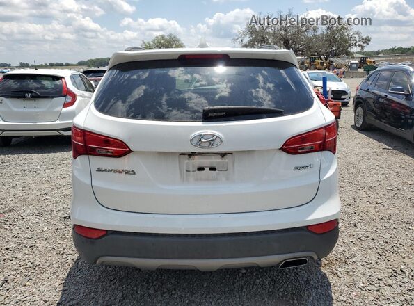 5XYZU3LB0GG375983 2016 HYUNDAI SANTA White უკანა ხედი