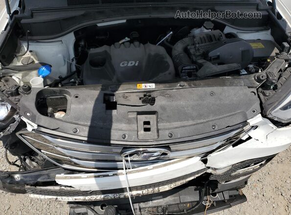 5XYZU3LB0GG375983 2016 HYUNDAI SANTA White ძრავის განყოფილების ხედი