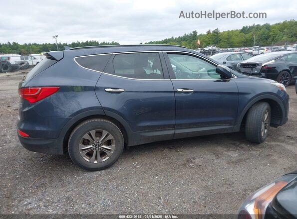 5XYZUDLB3GG313628 2016 HYUNDAI SANTA FE SPORT Black Widok wnętrza z tyłu
