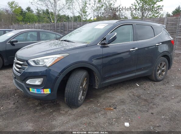 5XYZUDLB3GG313628 2016 HYUNDAI SANTA FE SPORT Black Widok wnętrza 360 stopni