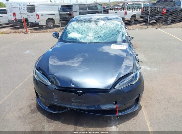 5YJSA1E51SF548612 2025 TESLA MODEL S Черный Вид спереди