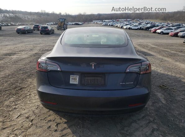 5YJ3E1EB8MF032510 2021 TESLA MODEL Серый Вид сзади