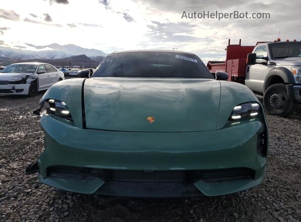 WP0AB2Y1XLSA52464 2020 PORSCHE TAYCAN Зеленый Вид спереди