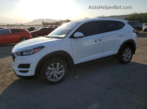 KM8J23A4XMU327713 2021 HYUNDAI TUCSON Белый Передняя левая четверть