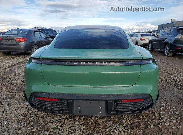 WP0AB2Y1XLSA52464 2020 PORSCHE TAYCAN Зеленый Вид сзади