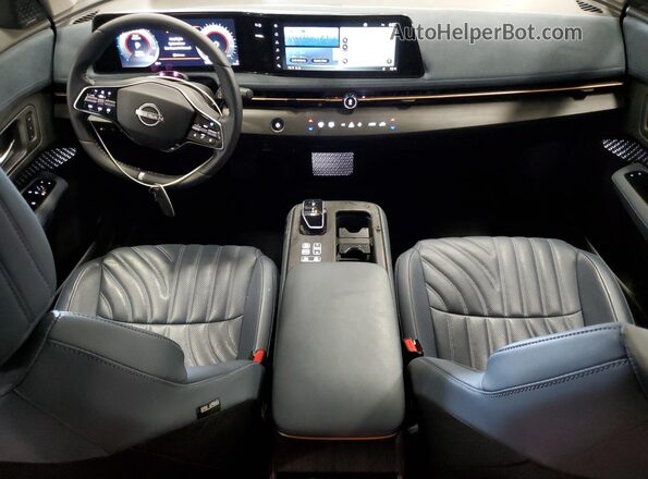 JN1DF0CD9PM701477 2023 NISSAN ARIYA White Vista del salpicadero
