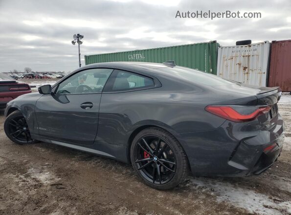 WBA13AR04NCJ02389 2022 BMW M4 Серый Задняя левая четверть