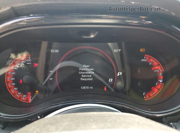 1C4SDJH99MC789386 2021 DODGE DURANGO Gray Սարքավորումների վահանակի տեսք