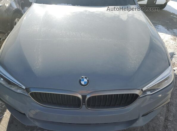 WBAJB9C50JB286445 2018 BMW M5 Gray Widok wnętrza z tyłu