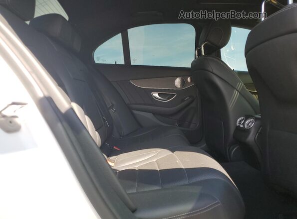 WDDWF8EB2LR548783 2020 MERCEDES-BENZ C White უკანა სავარძლების ხედი
