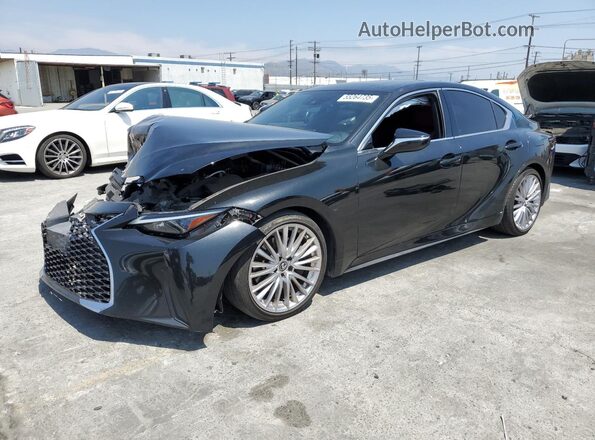 JTHDA1D27N5120709 2022 LEXUS IS Черный Передняя левая четверть