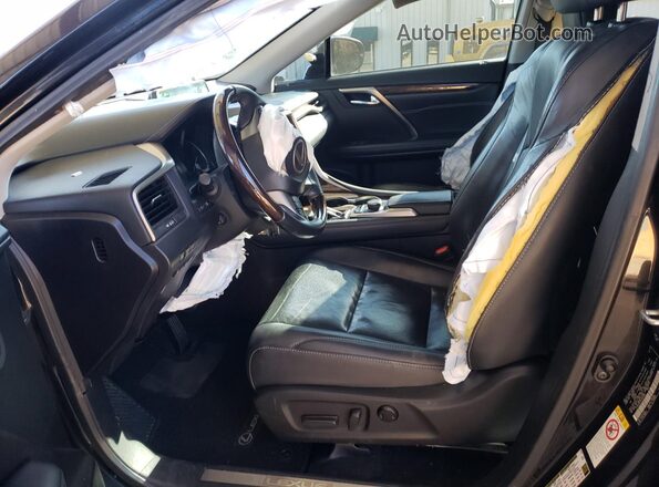 2T2ZZMCA7HC064882 2017 LEXUS RX Черный Вид салона спереди