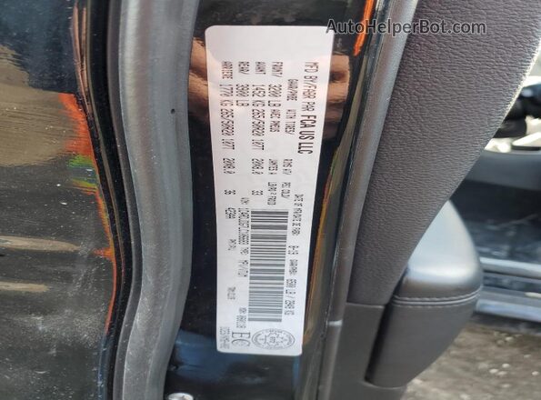 1C4RDJDG7LC106683 2020 DODGE DURANGO Black Widok naklejki z numerem VIN