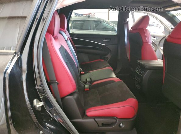 5J8YD4H04LL029413 2020 ACURA MDX Black Вид задньої частини салону