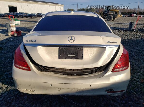 WDDUG8FB5HA313822 2017 MERCEDES-BENZ S Белый Вид сзади