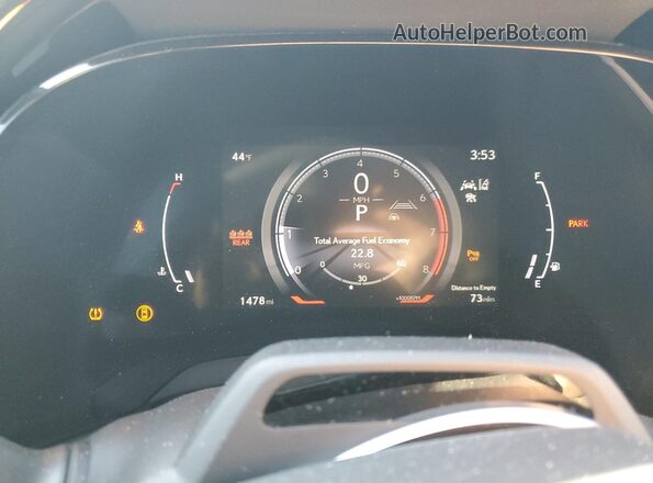 2T2BAMCA3RC087148 2024 LEXUS RX Зеленый Вид щитка приборов