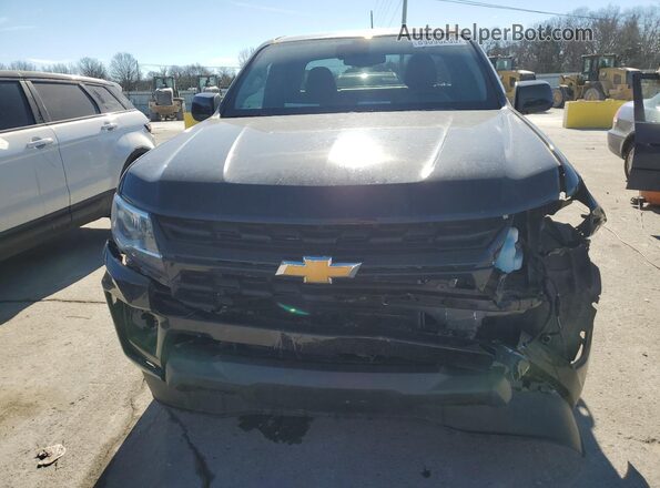 1GCHSCEA2M1235015 2021 CHEVROLET COLORADO Black Widok z przodu