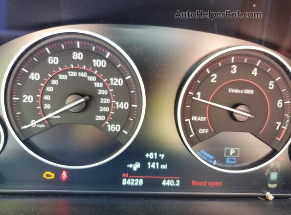 WBA8E1C31HA029381 2017 BMW OTHER Белый Вид щитка приборов