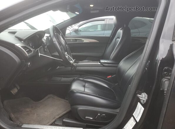 3LN6L5KU8KR602030 2019 LINCOLN MKZ Черный Вид салона спереди