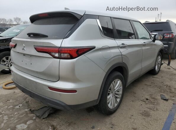 JA4J4TA88NZ015812 2022 MITSUBISHI OUTLANDER Серебряный Задняя правая четверть