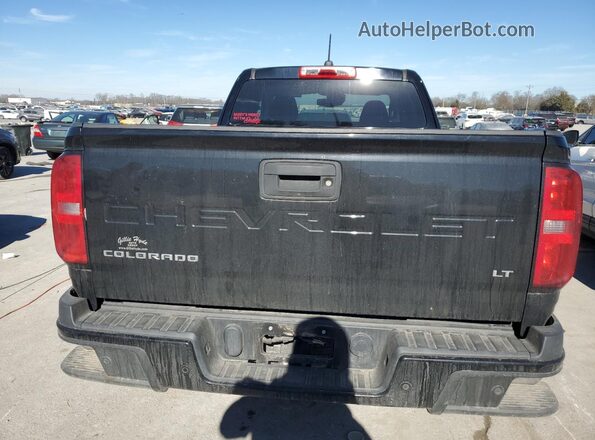 1GCHSCEA2M1235015 2021 CHEVROLET COLORADO Black Widok z tyłu
