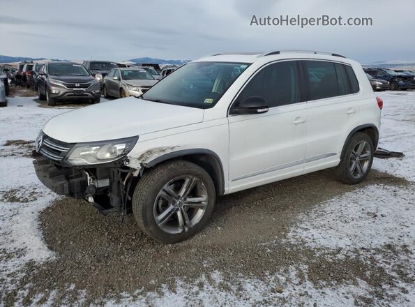 WVGUV7AX0HK008456 2017 VOLKSWAGEN TIGUAN Белый Передняя левая четверть