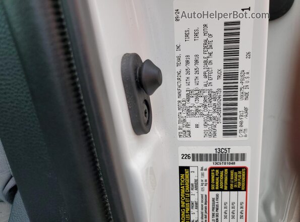 5TFLA5DBXSX246728 2025 TOYOTA TUNDRA White Vista del compartimento del motor
